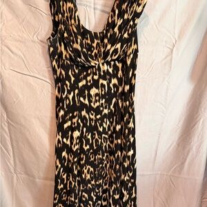 Calvin Klein Leopard knee length